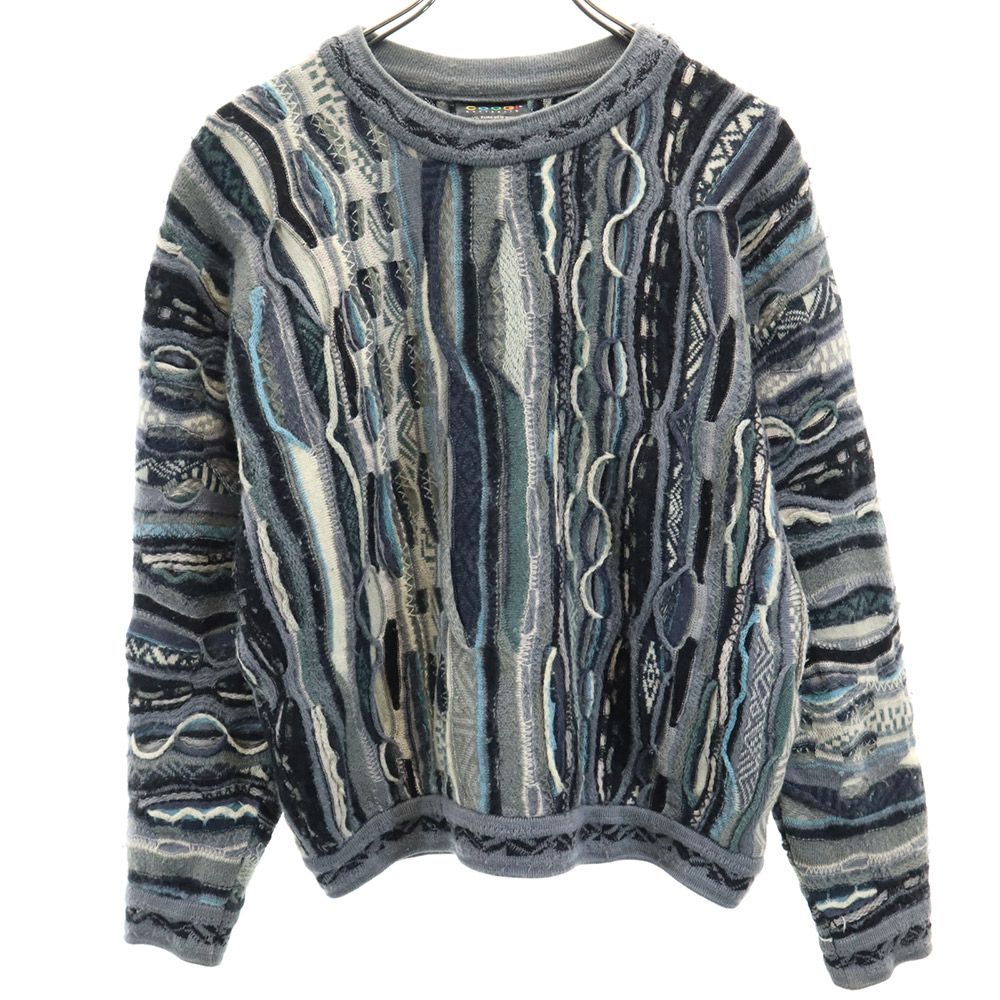 楽天市場】古着 COOGI クージー 90s ウール オールド 3Dニット 総柄