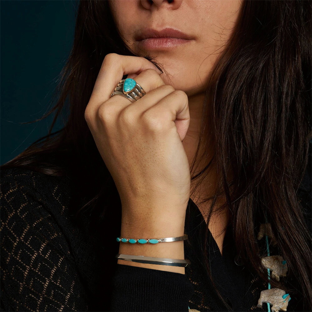 楽天市場】HARPO アルポ ハルポ NAVAJO BEVELED BRACELET IN SILVER