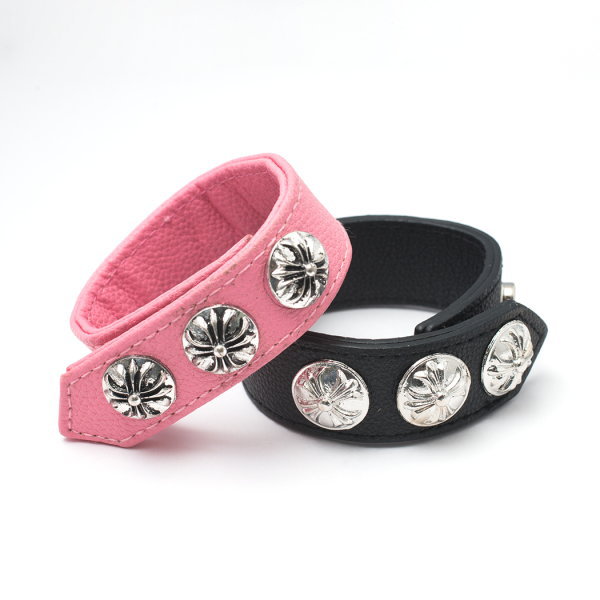 楽天市場】クロムハーツ ブレスレット クロスボール3ボタン2スナップの通販