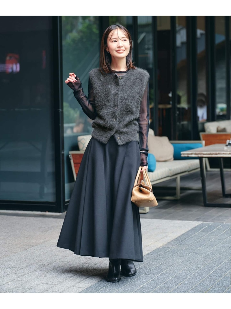 楽天市場】【SALE／30%OFF】FOX/Caファーニットフロントボタンベスト