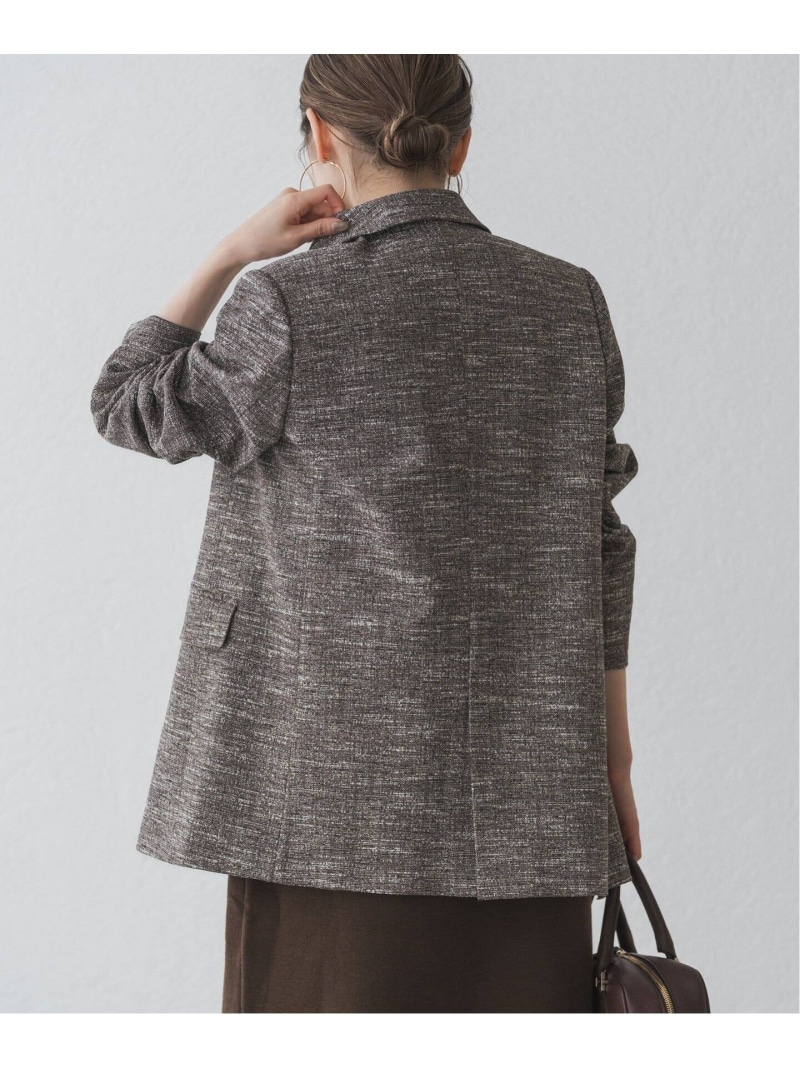 楽天市場】ライトツイードピークドラペルジャケット NOBLE ノーブル