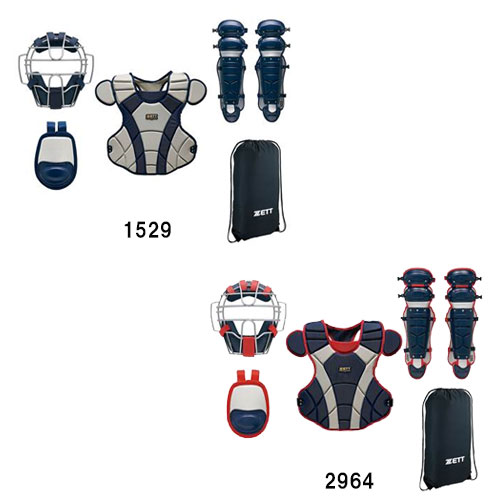 楽天市場】野球 ZETT ゼット 軟式用 キャッチャー防具 4点セット