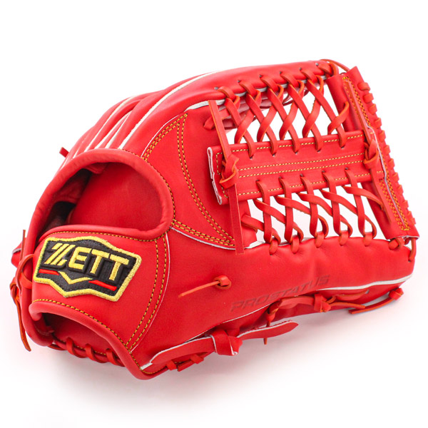 ZETT PROTAK 硬式グローブ 右投げ用 赤 ZETT PROTAK 硬式グローブ 右