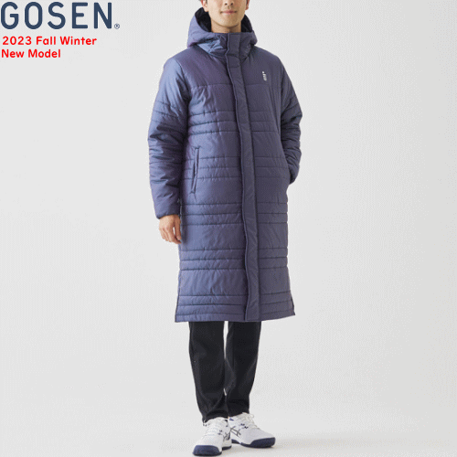 楽天市場】＼SALE 40%OFF／GOSEN ゴーセン 中綿ロングコート ベンチ
