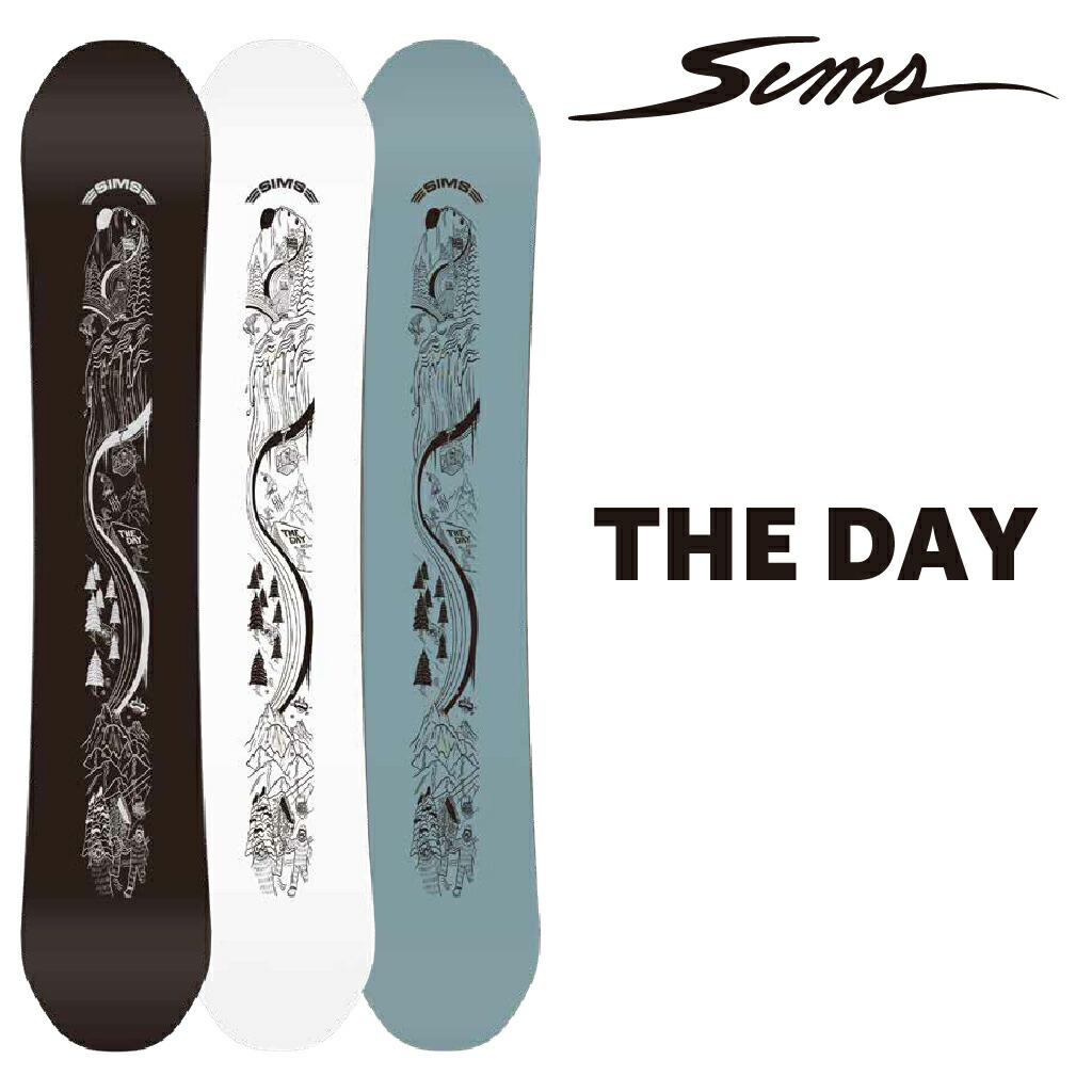 楽天市場】SIMS THE DAY シムス スノーボード 板 メンズ レディース 23
