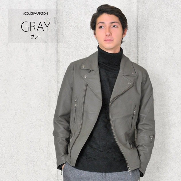 楽天市場】【50%off SALE】レザージャケット メンズ 本革 ホワイト 白