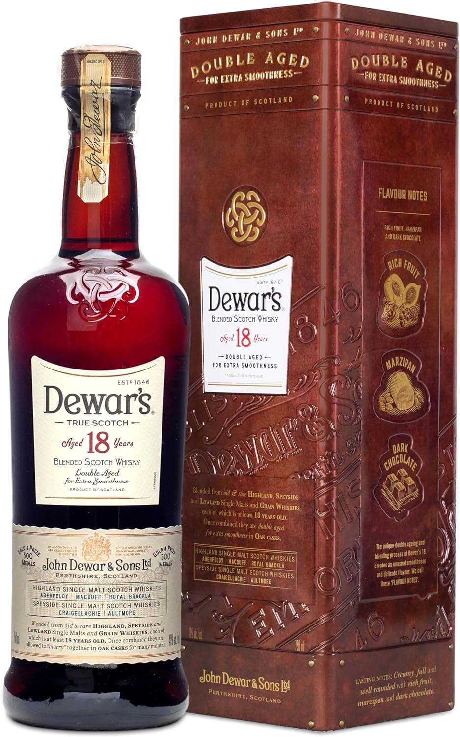 楽天市場】デュワーズ 18年 750ml 40度 正規品Dewar's 18 YEARS OLD
