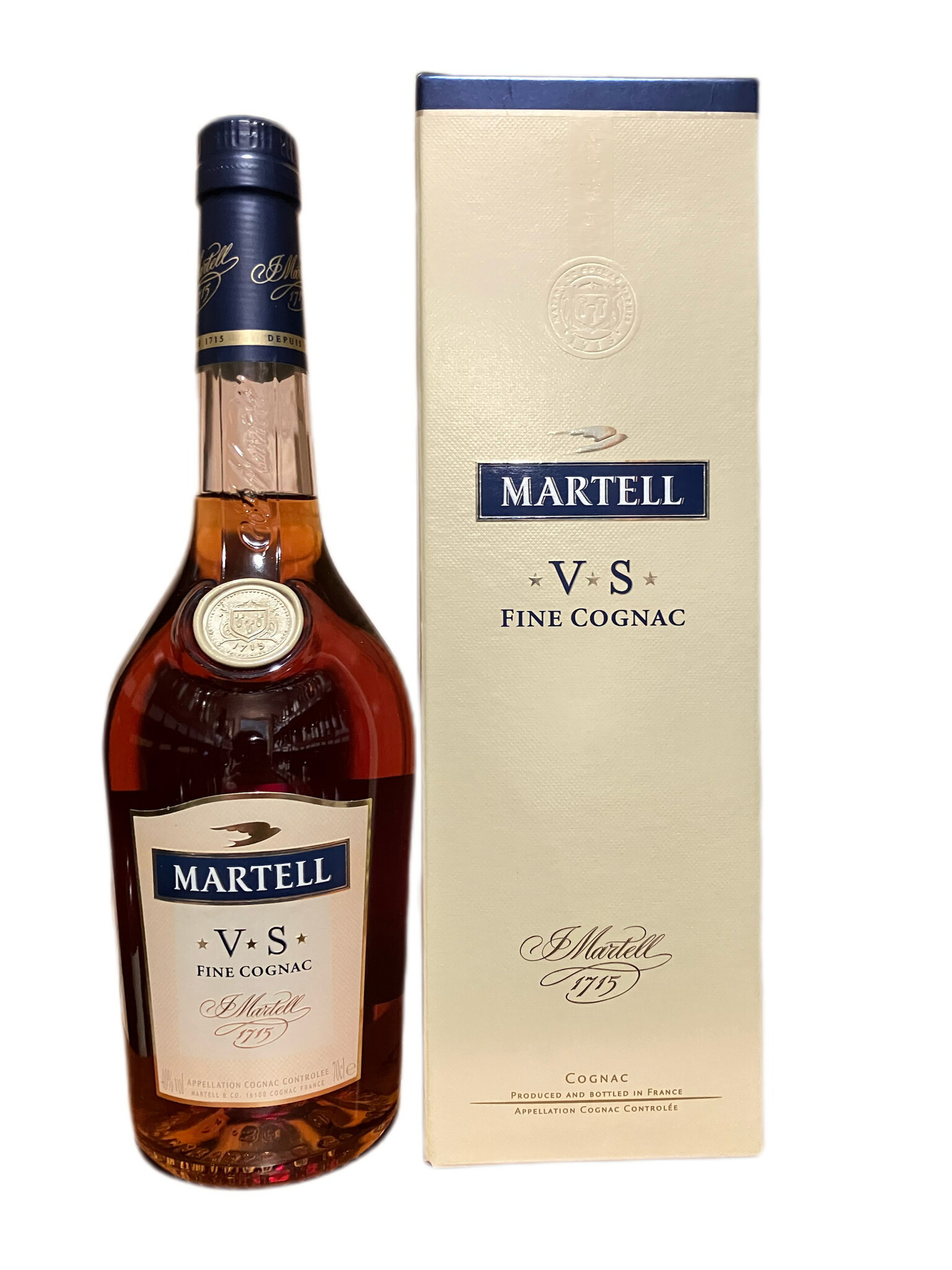 楽天市場】マーテル スリースター VS FINE COGNAC 40度 700ml