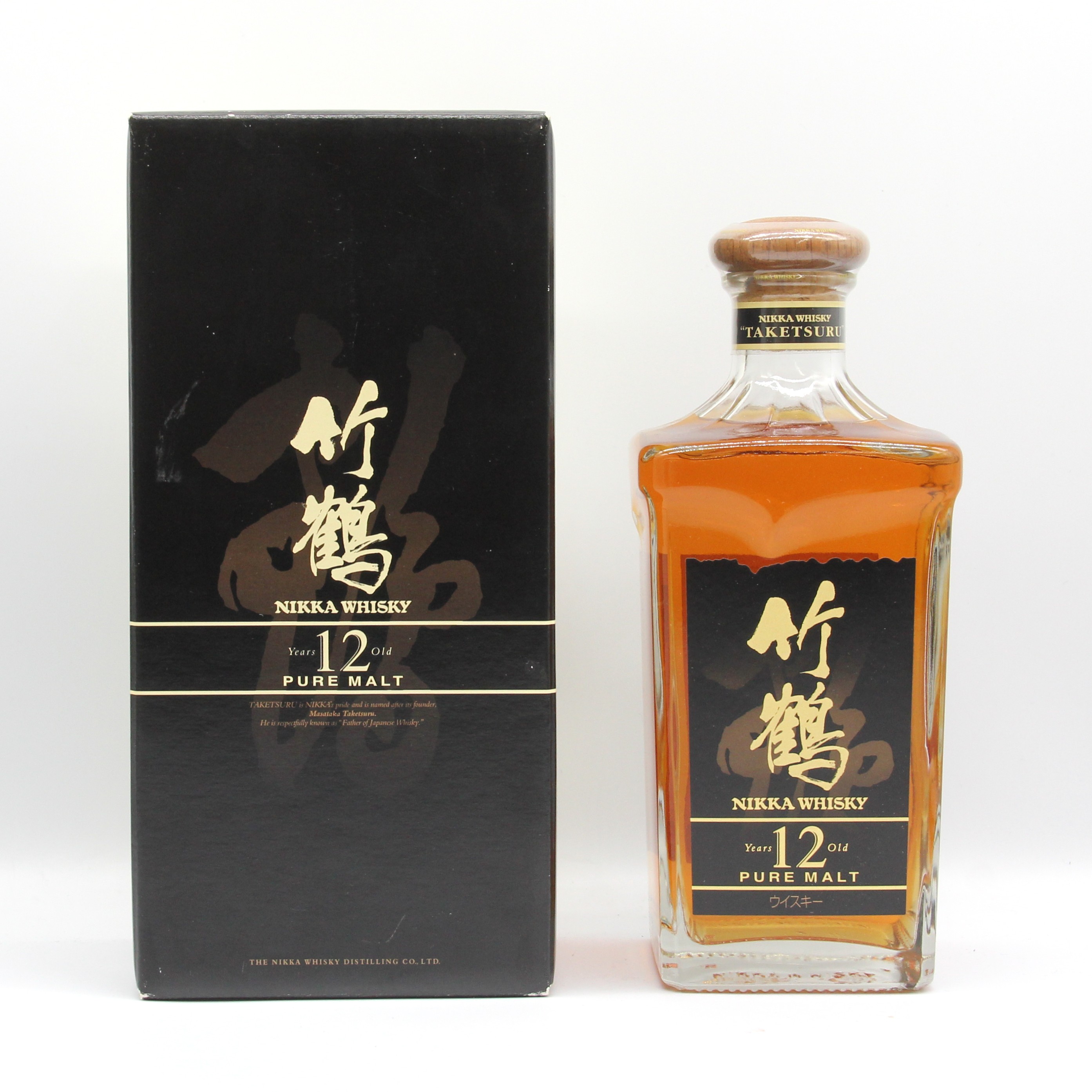 楽天市場】ニッカ ウイスキー ピュアモルト 竹鶴12年 角瓶 40% 660ml