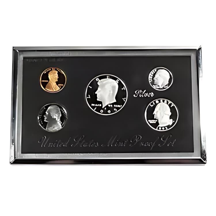 楽天市場】1995 米国造幣局プレミア シルバー プルーフ セット : 世界