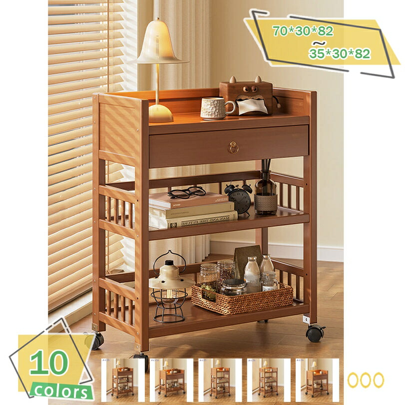 楽天市場】300円OFFクーポン キッチンワゴン キャスター付き スリム