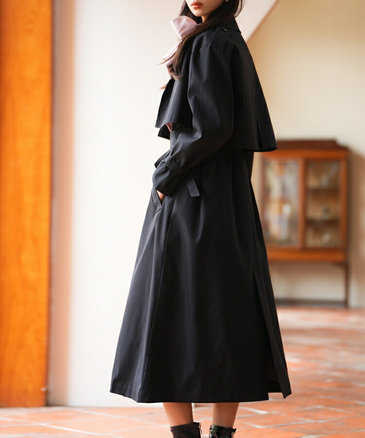 楽天市場】コート レディース トレンチコート 2点せセット 2way ロング