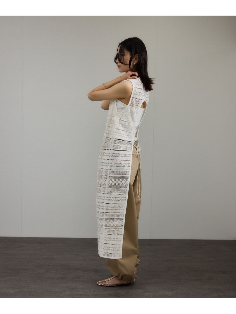 楽天市場】【WEB限定】コットンレースロングワンピース SALON adam et