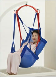 楽天市場】(モリトー) スリングシート 入浴用 パオメッシュブルー フル