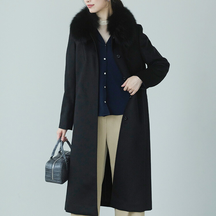 楽天市場】【10%offクーポン】カシミヤ ロング コート レディース