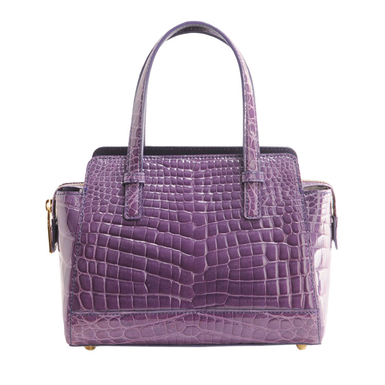 楽天市場】クロコダイル ハンドバッグ レディース シャイニング 加工