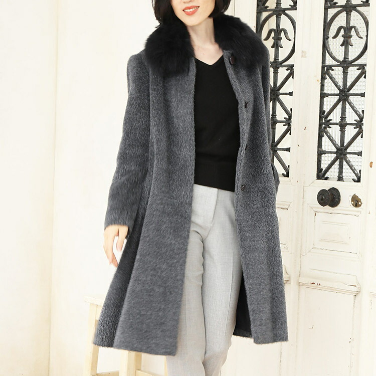 楽天市場】【10%offクーポン】日本製 スーリー アルパカ コート ロング