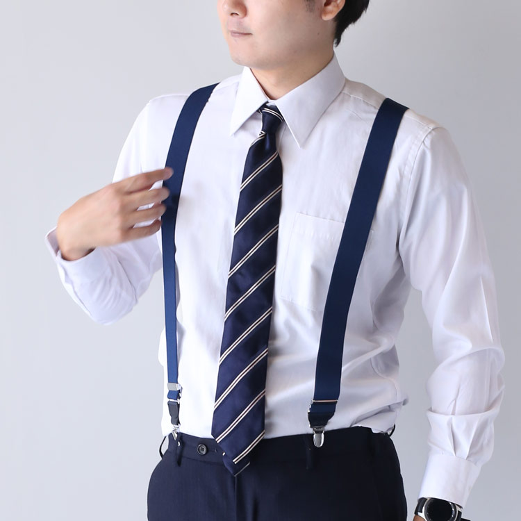 楽天市場】日本製 サスペンダー メンズ Y字型 35mm幅 イタリア 牛革