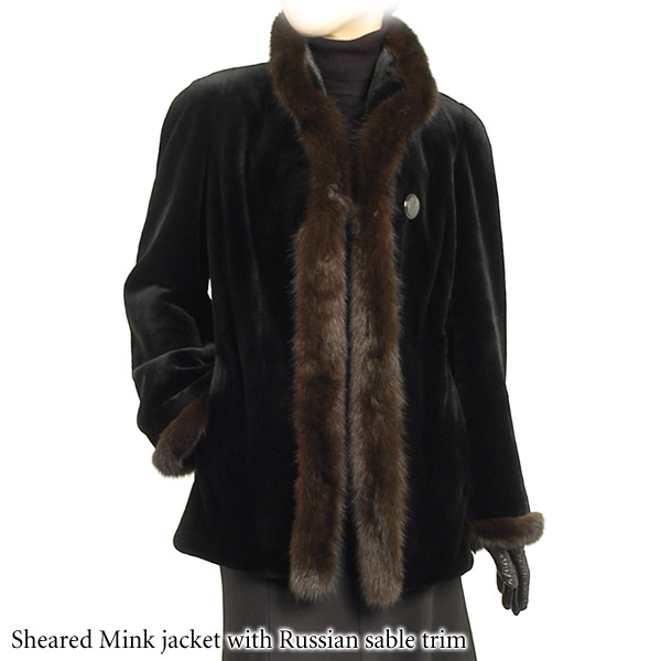 楽天市場】【40%offクーポン】シェアード ミンク ジャケット ロシアン