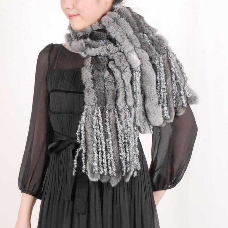 楽天市場】【10%offクーポン】ナチュラルチンチラ＆ニット編み込み