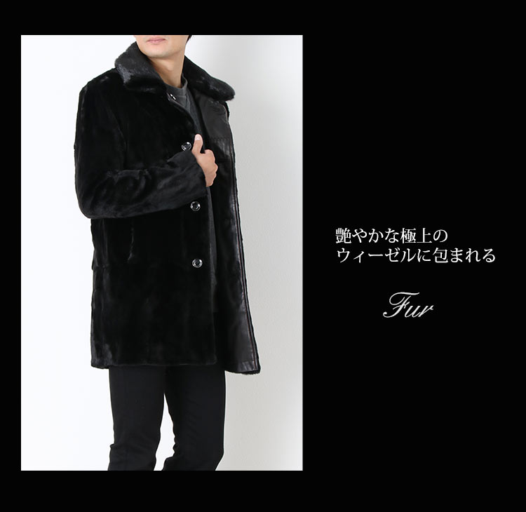 楽天市場】【40%offクーポン】レザーコート メンズ ラム レザー コート