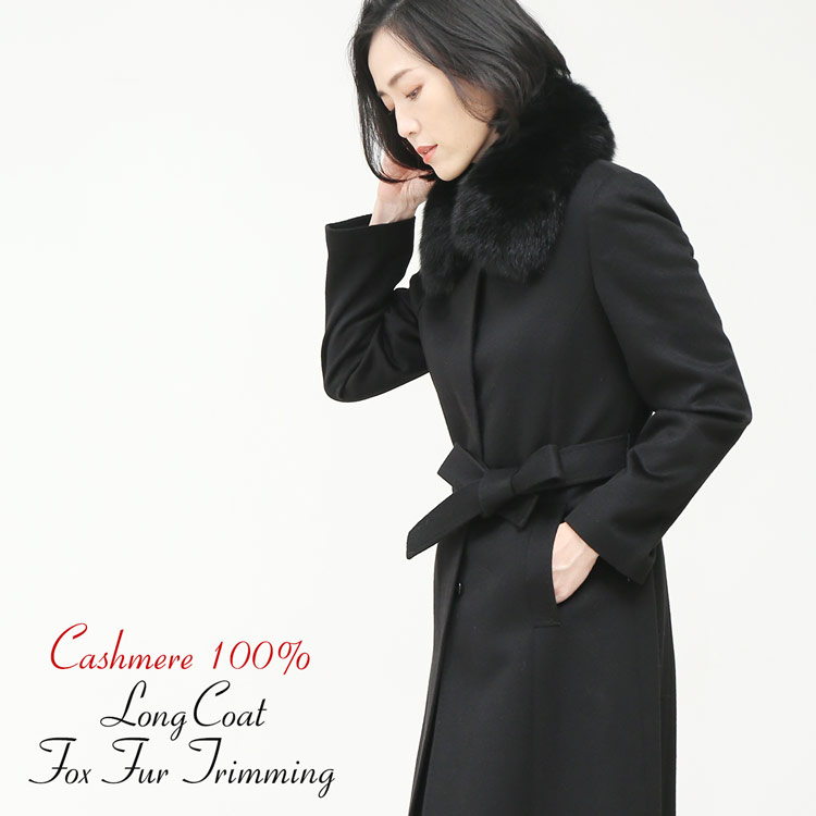 楽天市場】【4h限定20%off】カシミヤ コート レディース 100％ ロング
