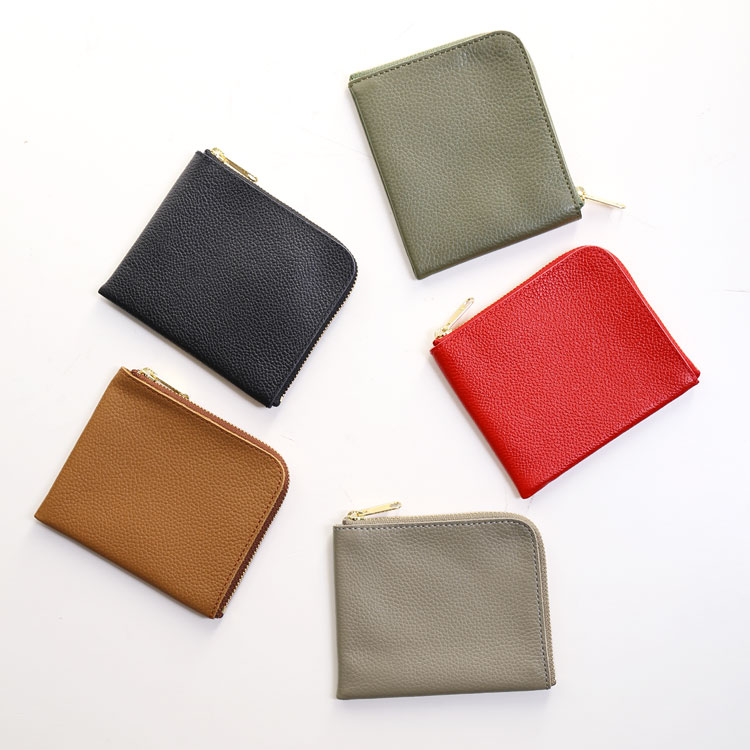 楽天市場】薄型 コンパクト 財布 牛革 L字 ファスナー ブランド Jamale