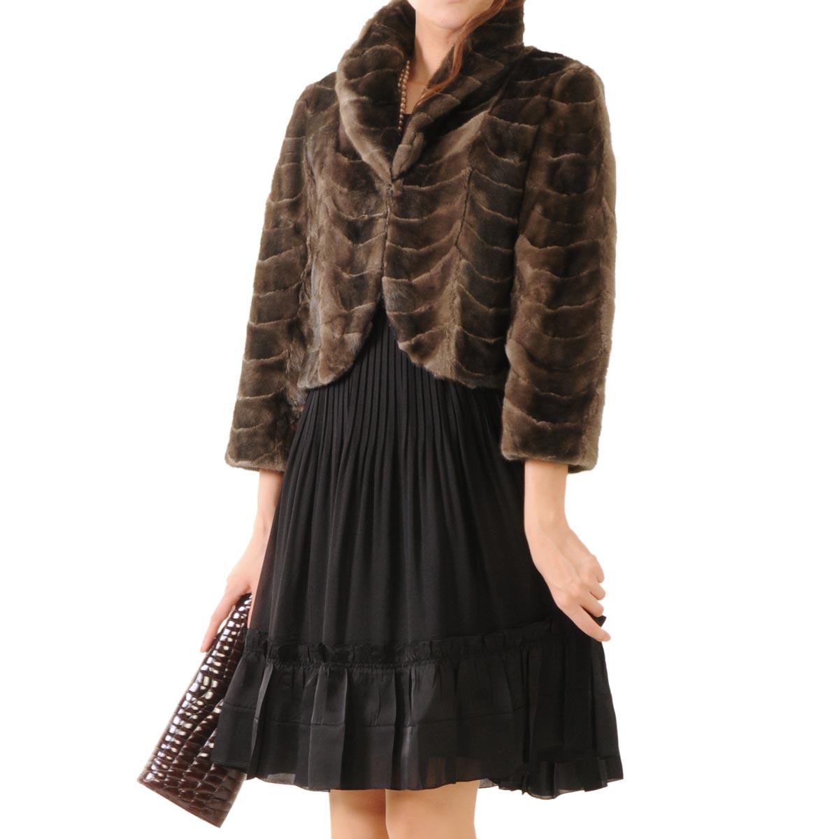 楽天市場】【40%offクーポン】ミンク ジャケット 毛皮 アウター 高級