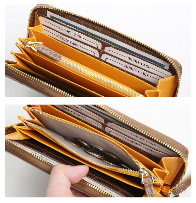 楽天市場】クロコダイル 長財布 レディース マット加工 ラウンド