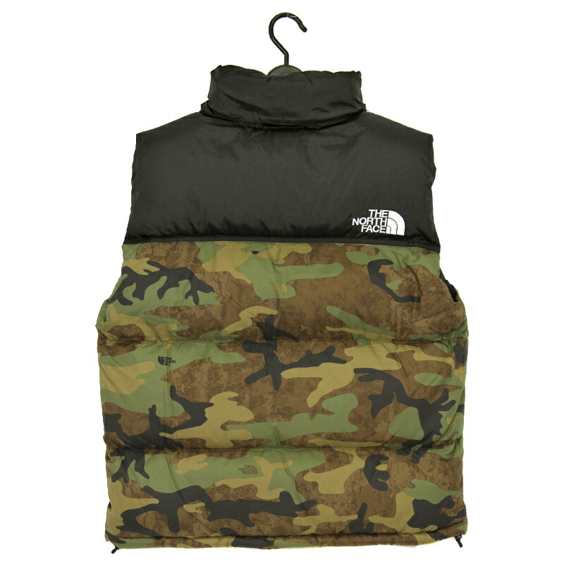 ノースフェイス ダウンベスト カモフラ柄 メンズXL 【公式通販】