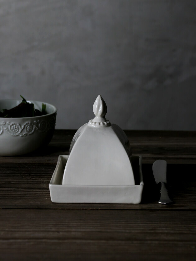 楽天市場】蓋付き バターケース ALIX D. REYNIS SIMPLE // 磁器 磁器