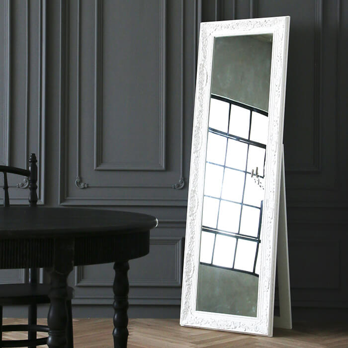 楽天市場】スタンドミラー フェスト ブラッシュ ホワイト SGD // 鏡