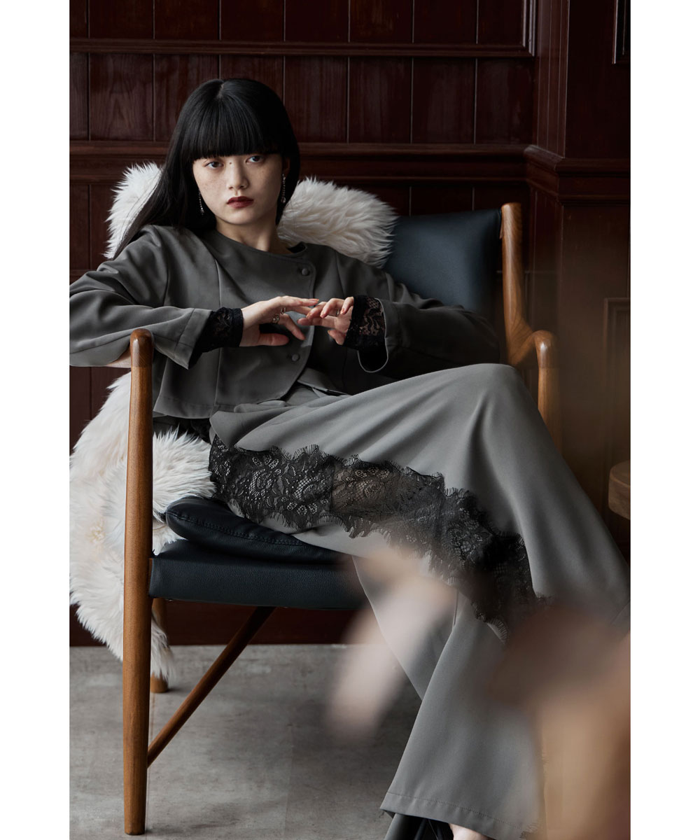 楽天市場】セットアップパンツドレス アシメデザインジャケット