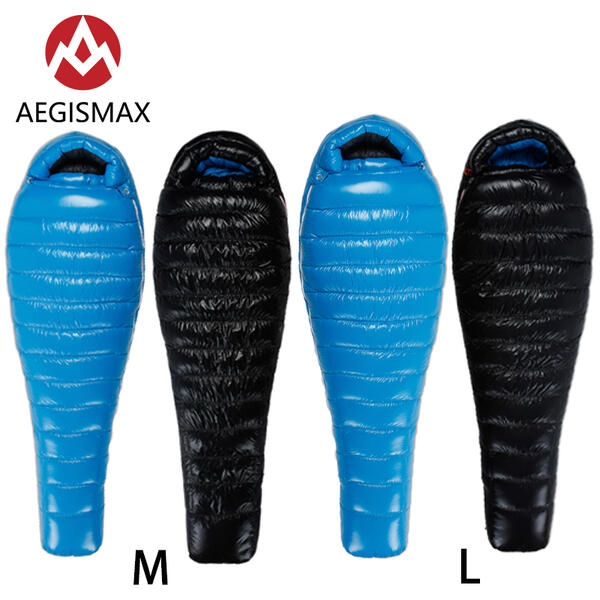 楽天市場】収納袋付【AEGISMAX】650FP (D2)ホワイトグースダウン寝袋