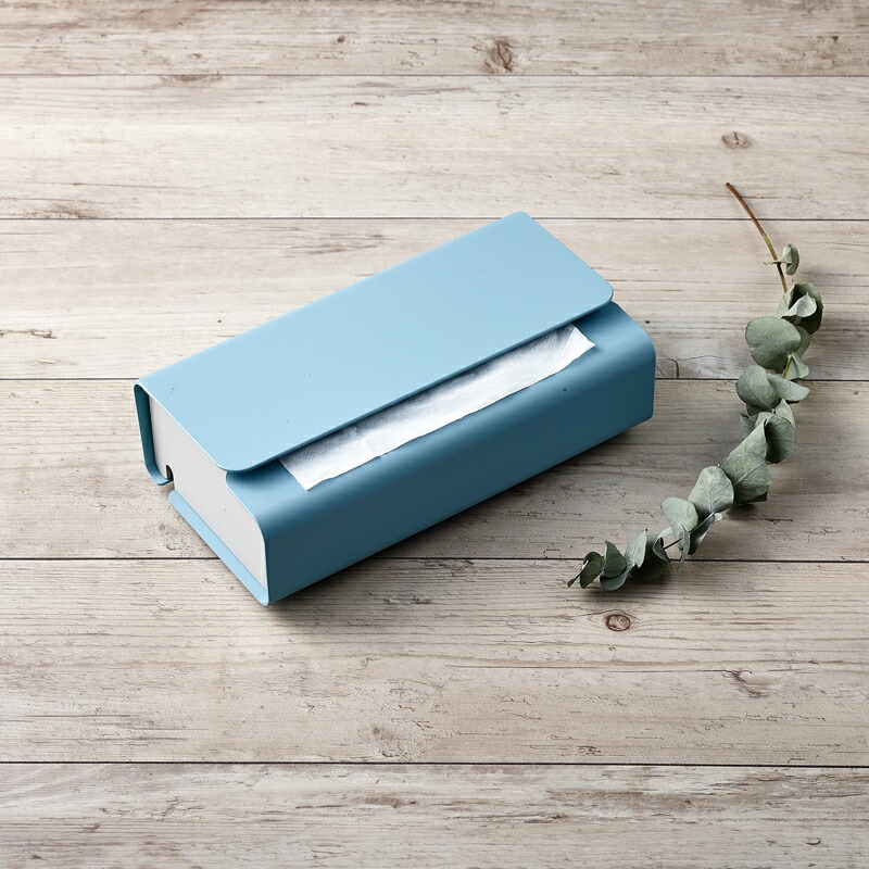 楽天市場】METAPHYS paol ティッシュ ボックス ケース（ブルー