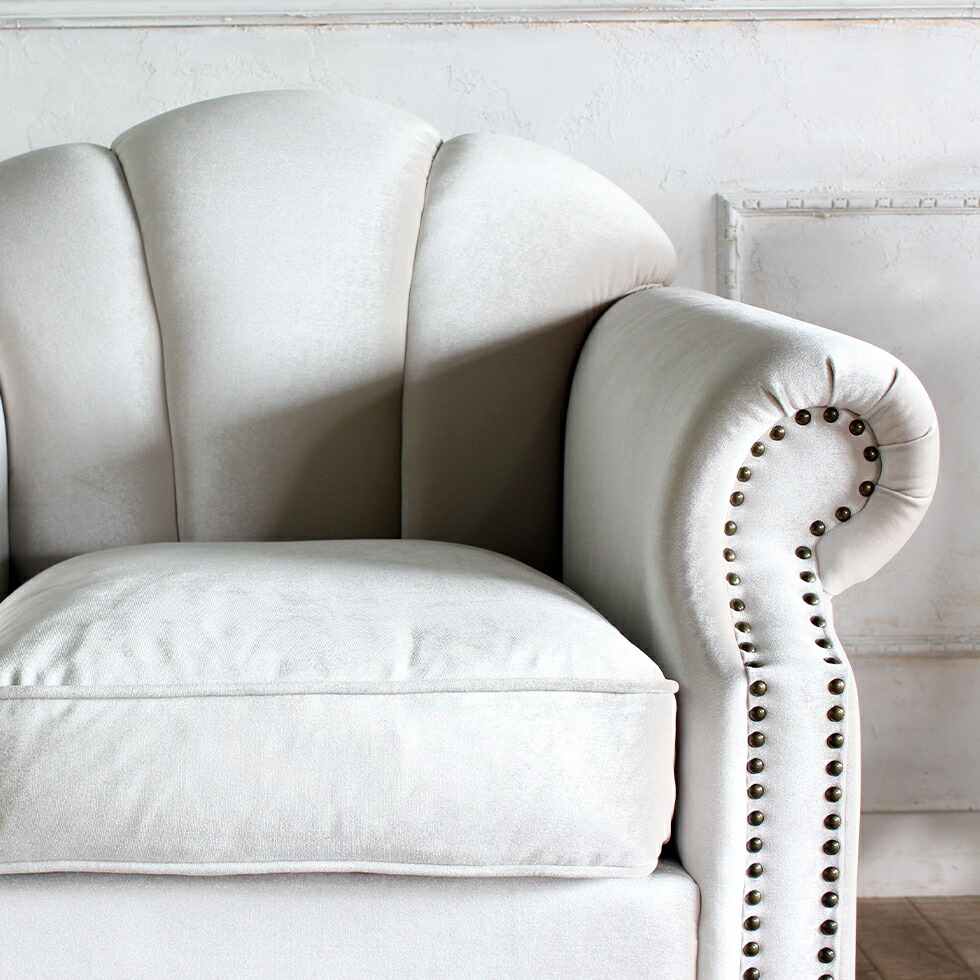 楽天市場】姫系 家具 一人用 ソファ ロココ 猫脚 アンティーク風