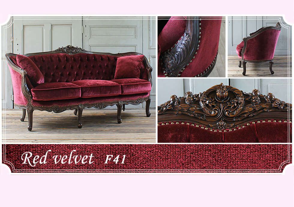 楽天市場】姫系 家具 ソファ 3人掛け ロココ調 アンティーク