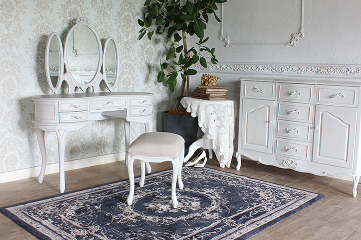 楽天市場】姫系 家具 ドレッサー 白 ホワイト ロマンチック 姫