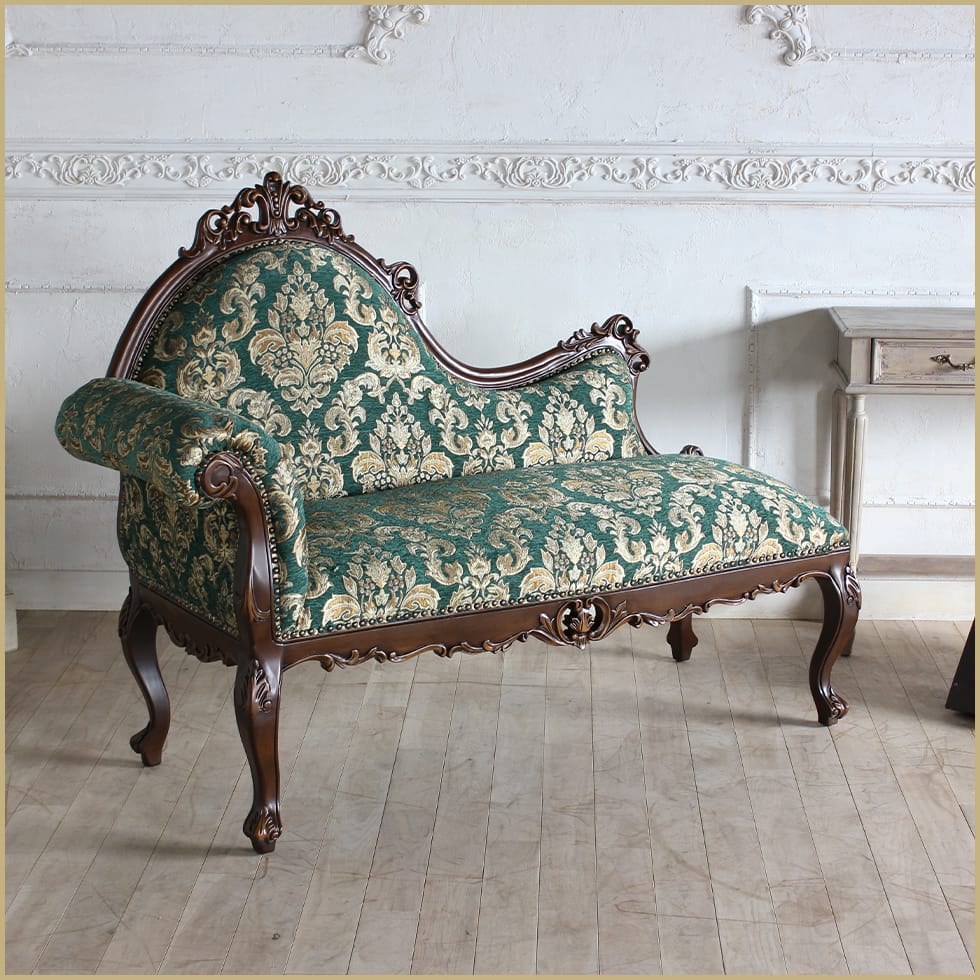 楽天市場】姫系 家具 ロココ調 カウチ ソファー 寝椅子 アンティーク