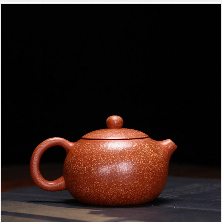 唐物 中国宜興 朱泥急須 紫泥 茶道具 横幅10.5センチm8 中国宜興