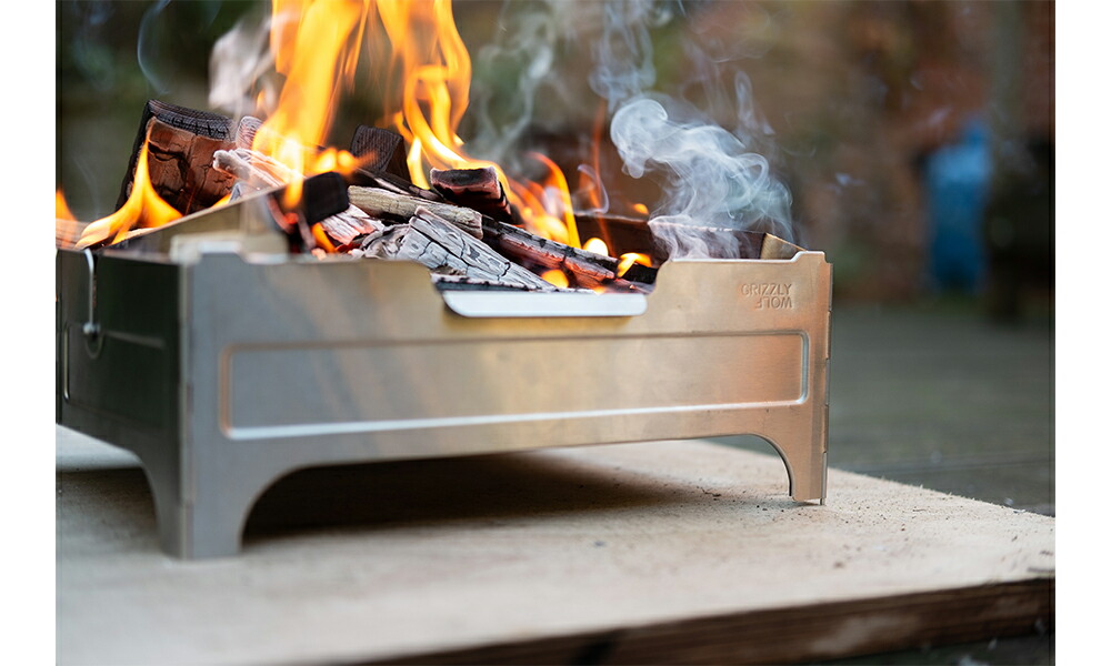 楽天市場】正規品 ウルフアンドグリズリー 焚火台 ファイヤーセーフ