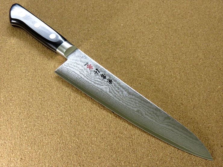 楽天市場】関の刃物 牛刀 21cm (210mm) 関兼常作 VG-10 V金10号 33層