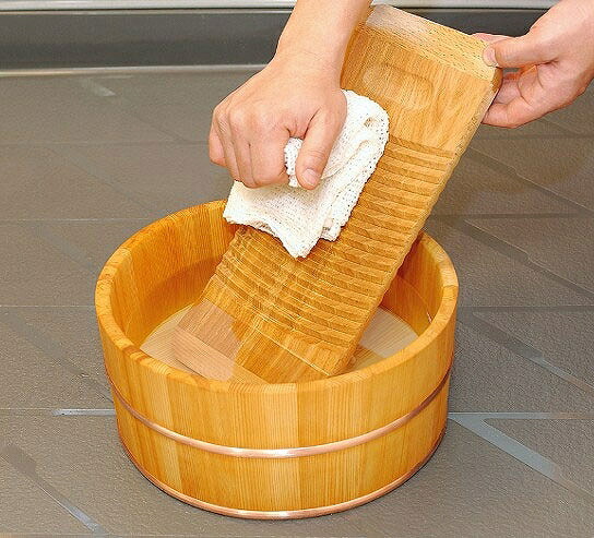 楽天市場】昔ながらの 木製 洗濯板 ミニ 日本製 / せんたく板 木 板