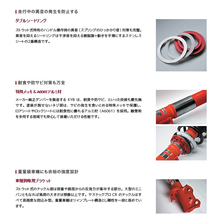楽天市場】タナベ SUSTECPRO CR車高調キット ワゴンR MH34S MH44S