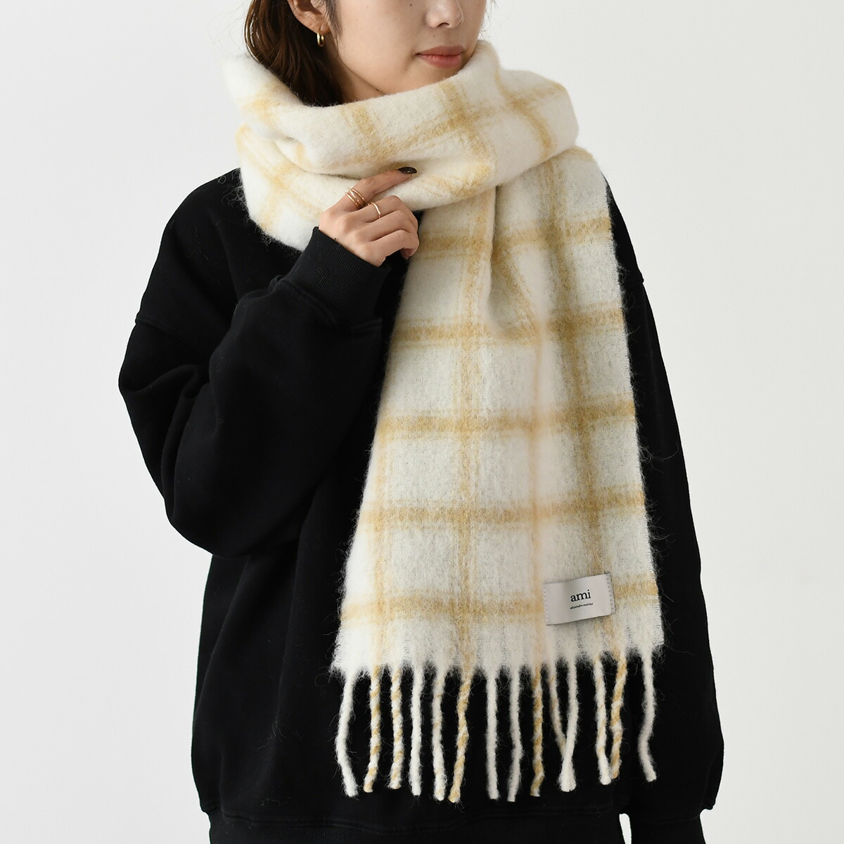 楽天市場】AMI ALEXANDRE MATTIUSSI AMI DE COEUR アミパリス マフラー