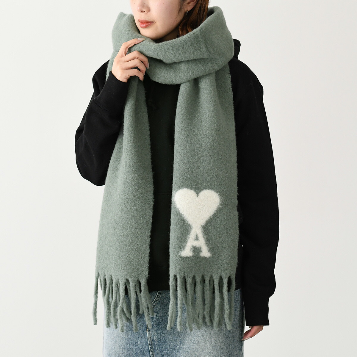 楽天市場】AMI ALEXANDRE MATTIUSSI AMI DE COEUR アミパリス マフラー