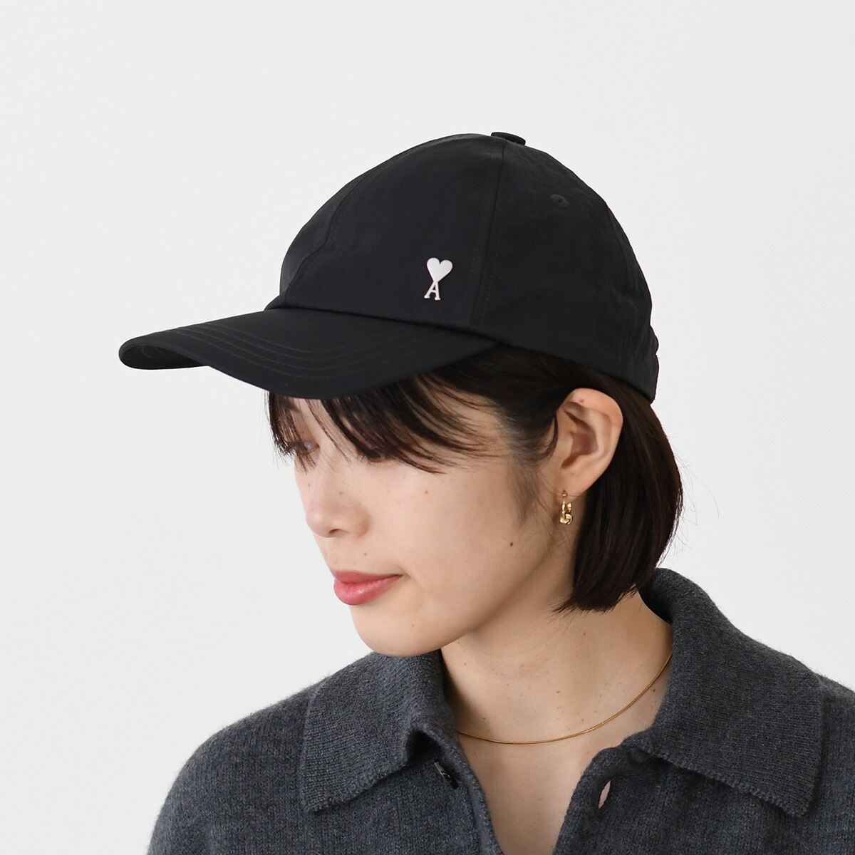 楽天市場】ami paris レディース（カラーブラック）（帽子｜バッグ