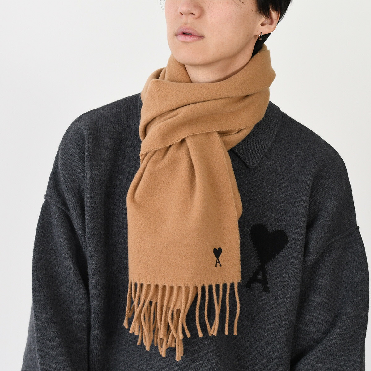 楽天市場】AMI ALEXANDRE MATTIUSSI AMI DE COEUR アミパリス マフラー