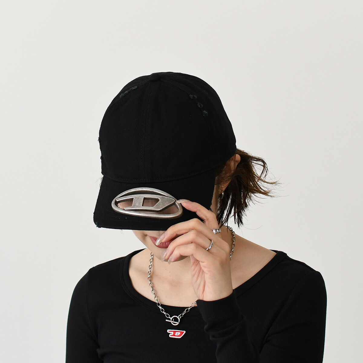 楽天市場】DIESEL ディーゼル 帽子 キャップ C-BEAST-A1 ベースボール