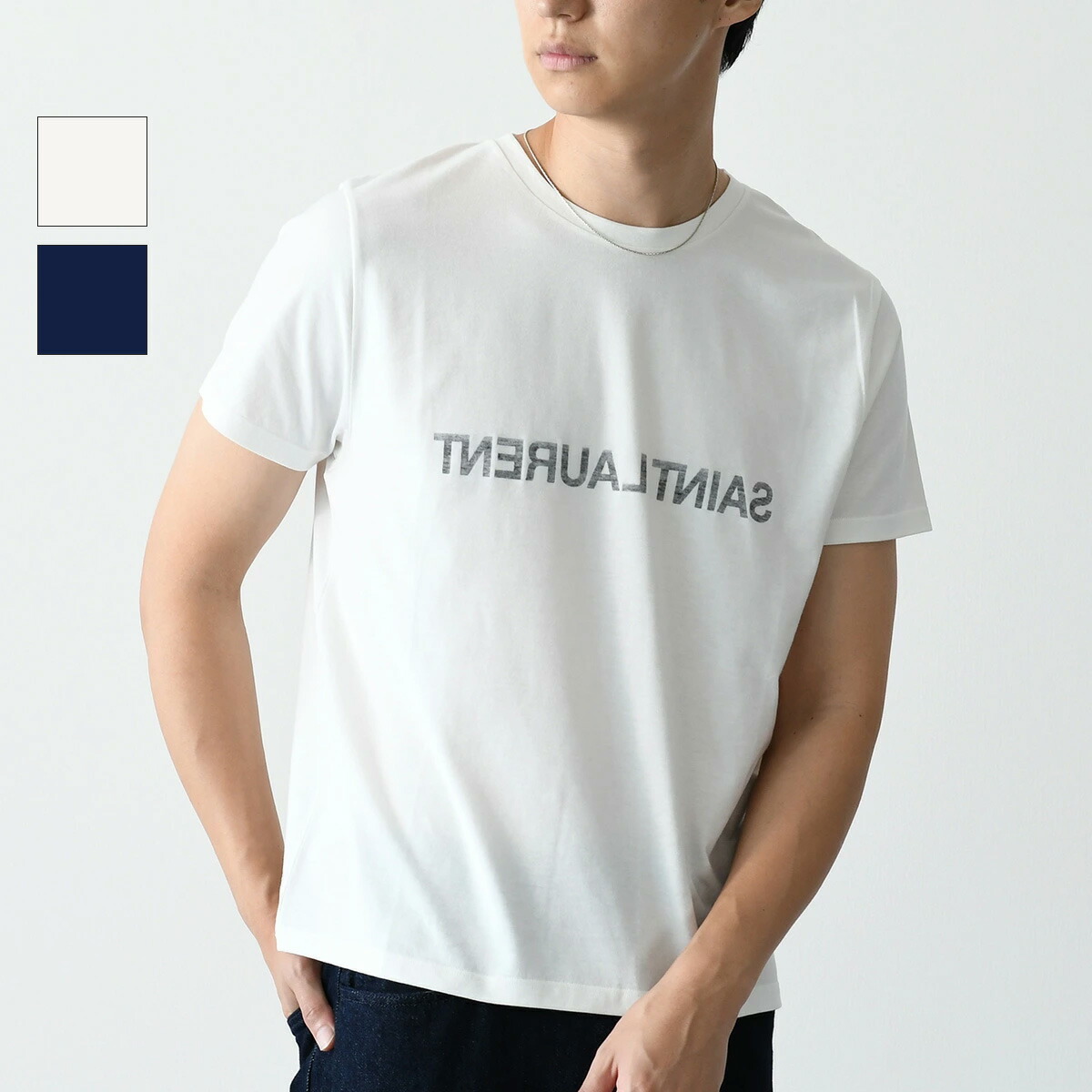 楽天市場】SAINT LAURENT サンローラン Tシャツ トップス リバースT